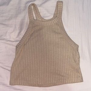 tan crop top